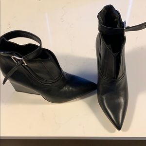 Zara wedge ankle boots
